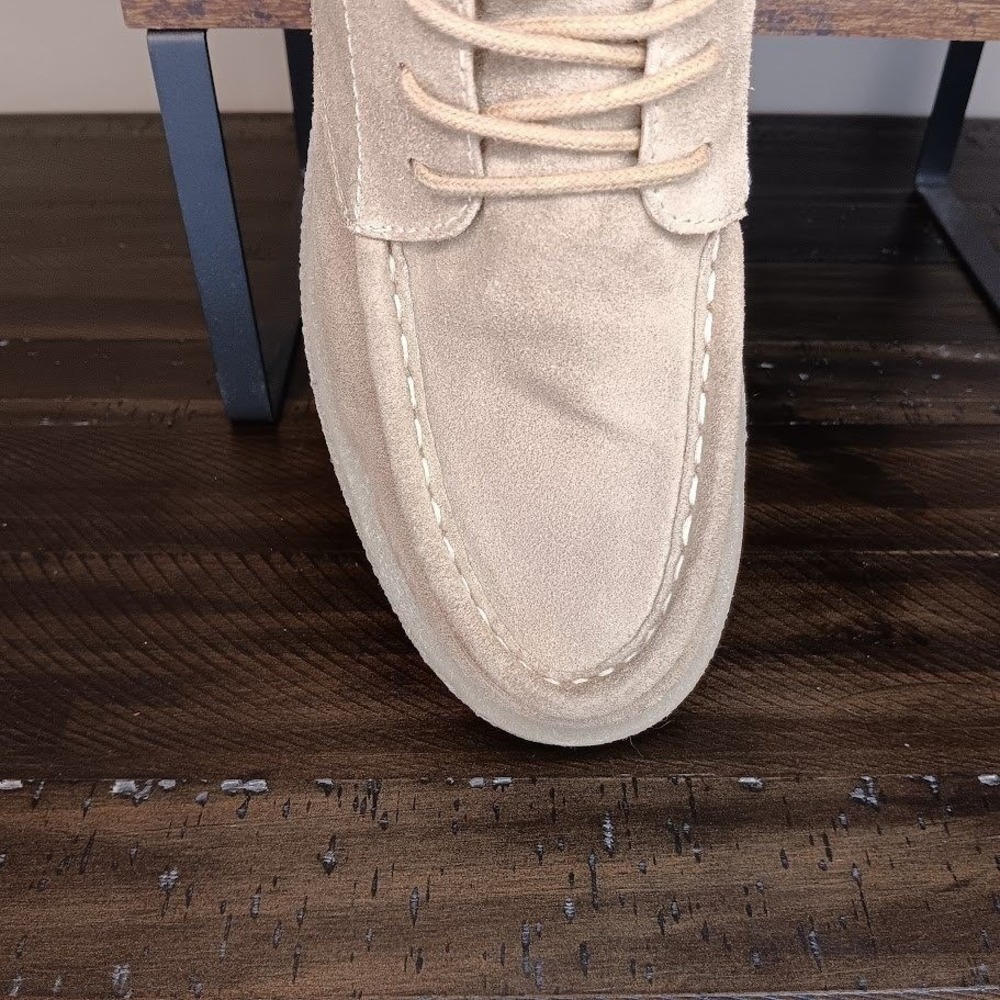 FREE PEOPLE Hiker Suede‎ Combat Boots Women's Lug Utilitarian Size 40/9.5-10 - Picture 4 of 13